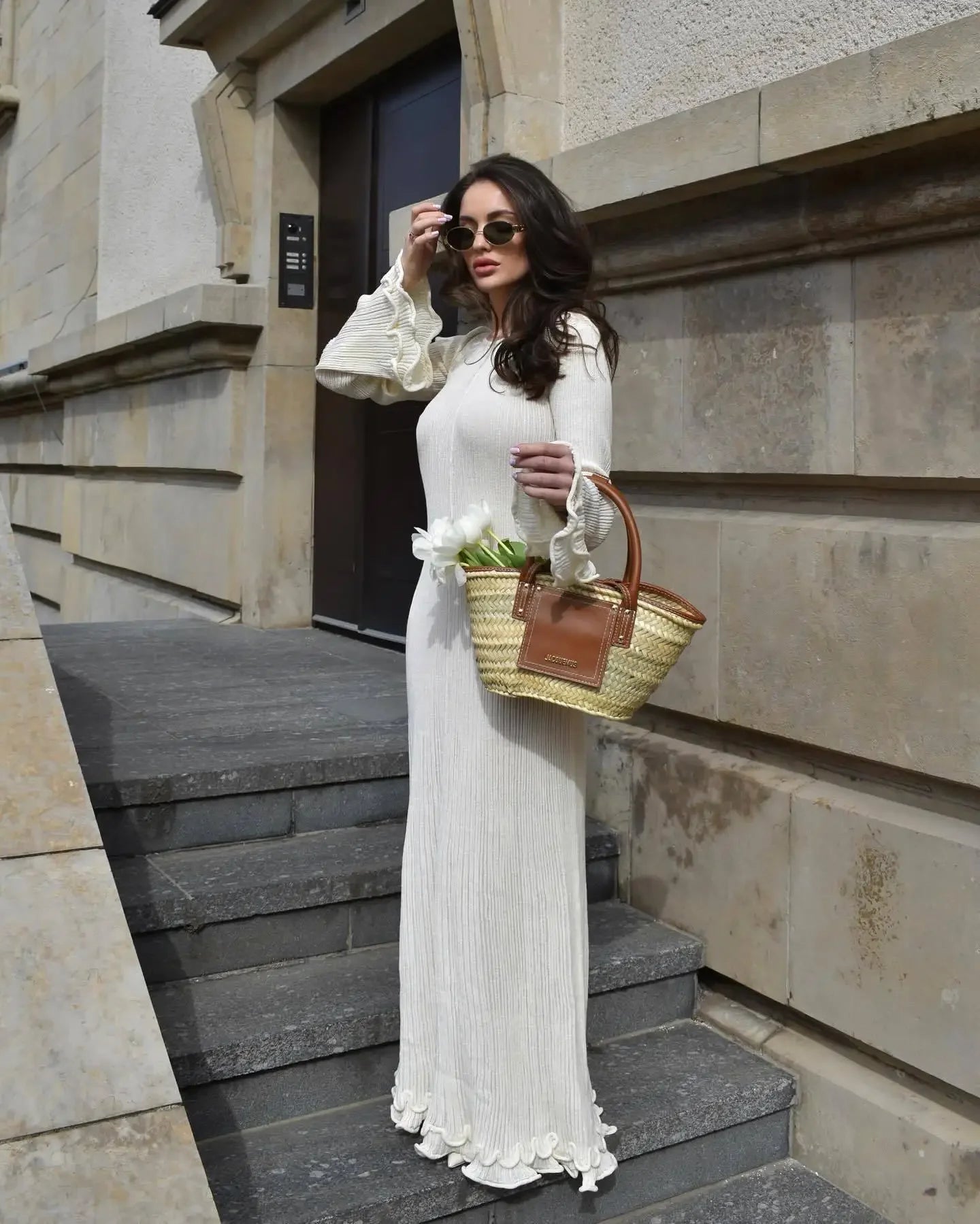 Marie - Knitted long dress