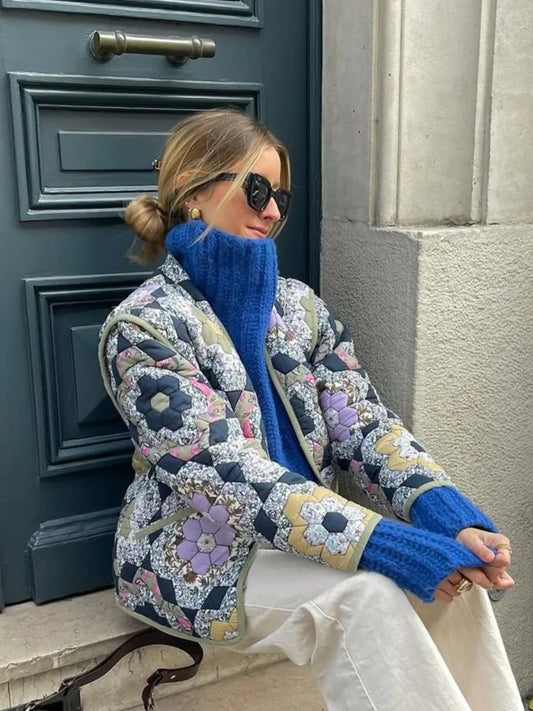 Alina - Patchwork reversible jacket