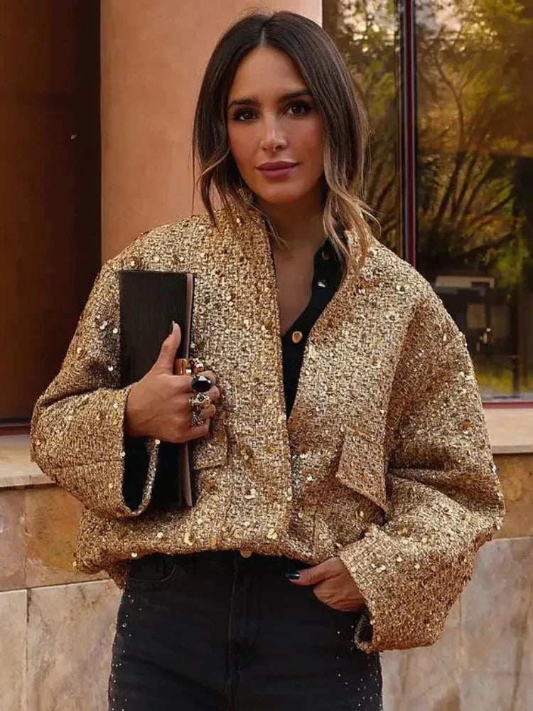 Rowena - Sparkling boucle jacket