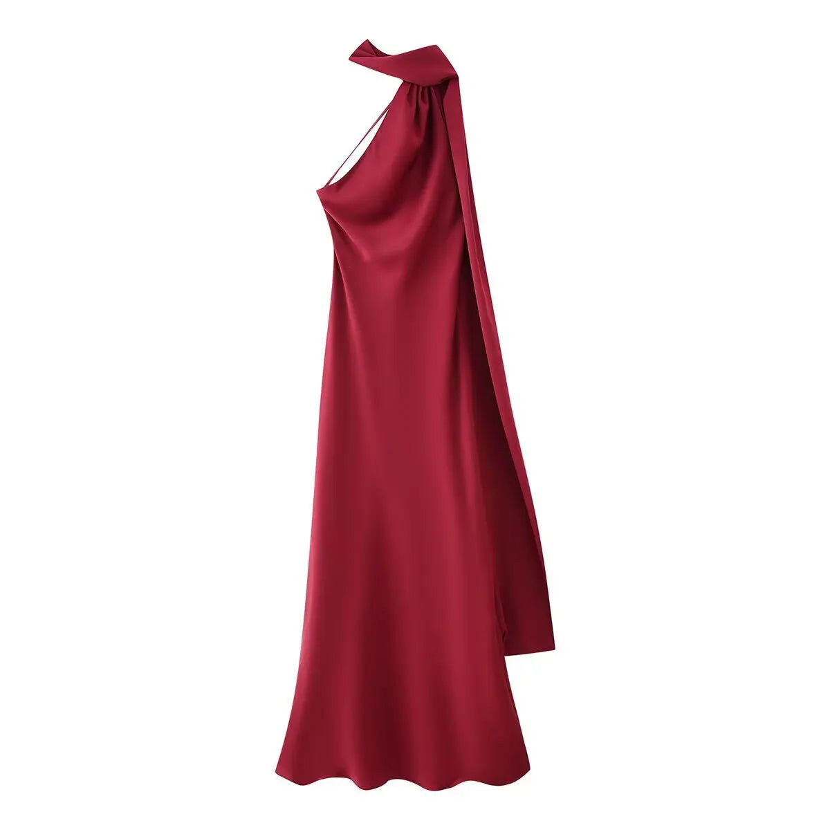 Honey - Backless satin silk dress