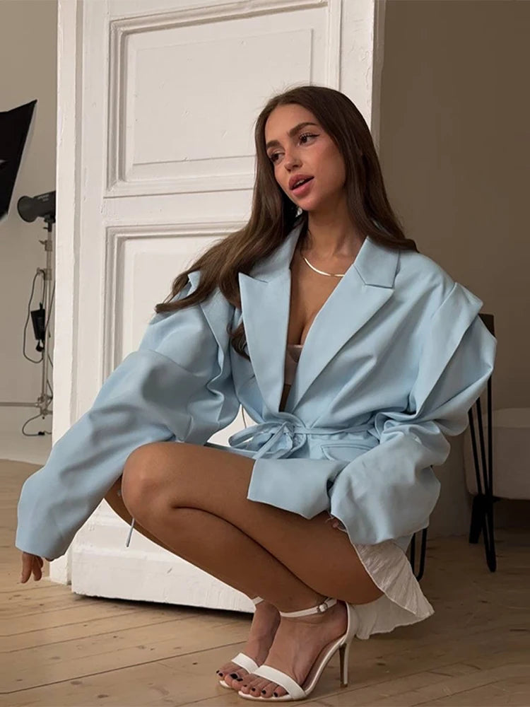 Anita - Big shoulder blazer jacket