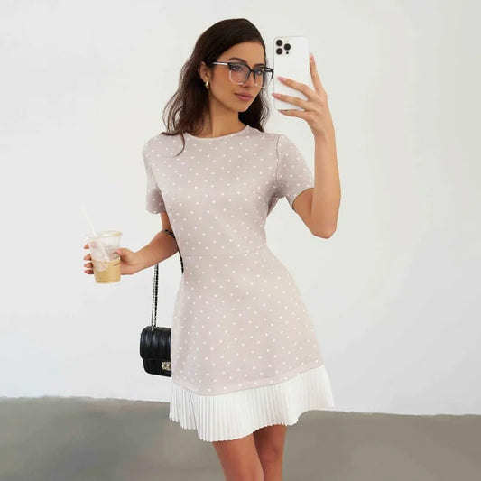 Sarah Mae - Casual polka dot dress