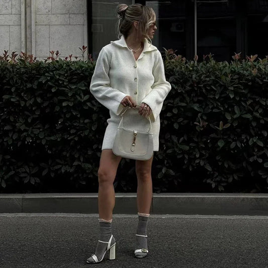 Kelly - Casual knitted two piece set