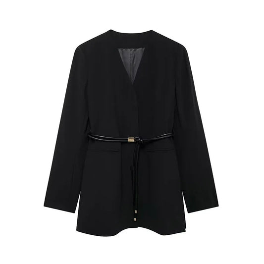 Robin - Blazer jacket with belt