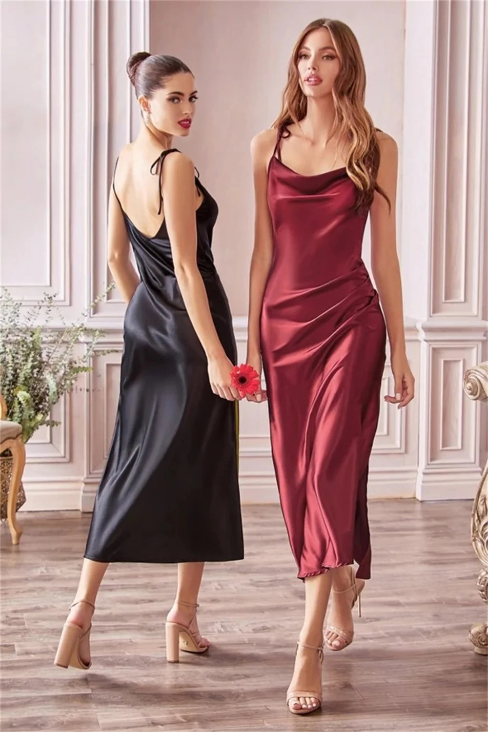 Celyse - Satin silk dress