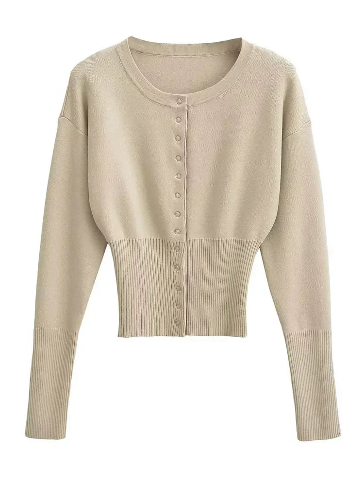 Azalea - Ribbed cardigan