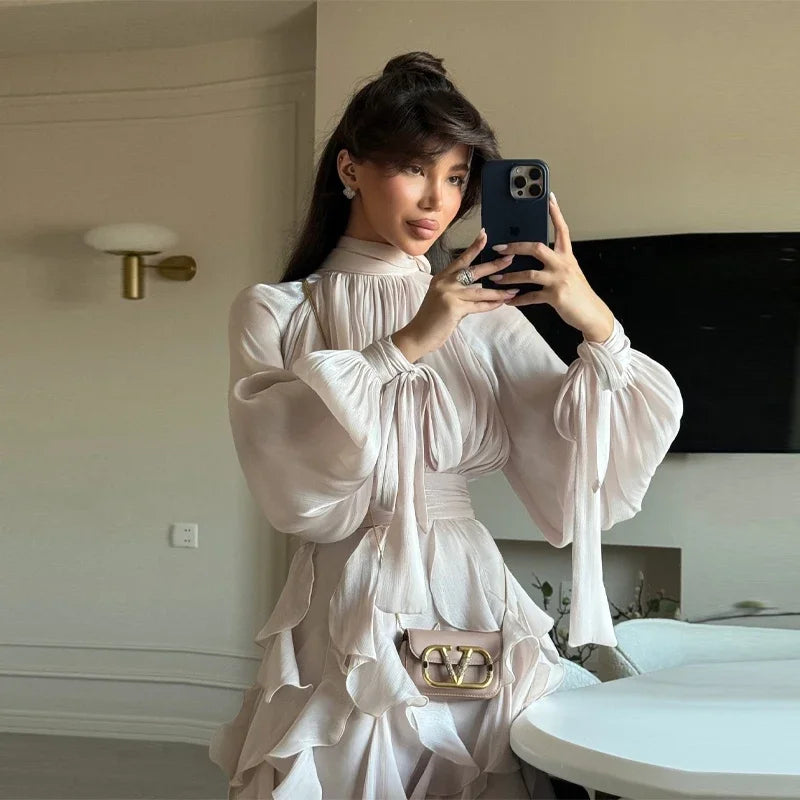 Aurelia - Ruffled maxi dress