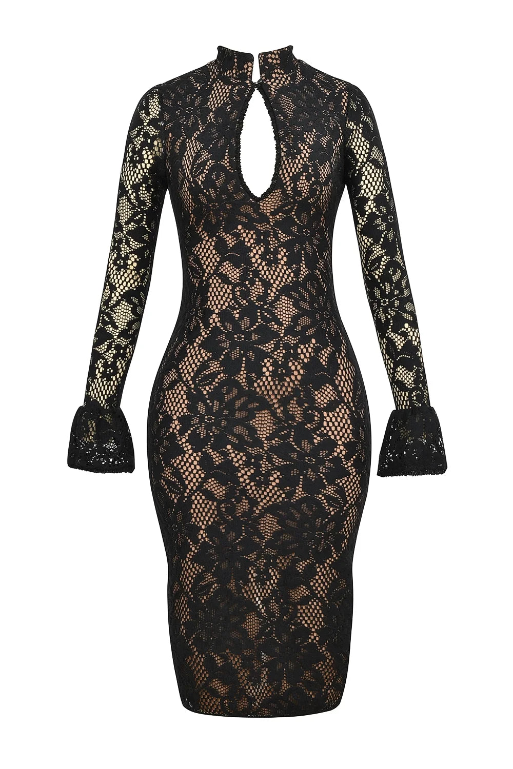 Robin - Flattering lace midi dress