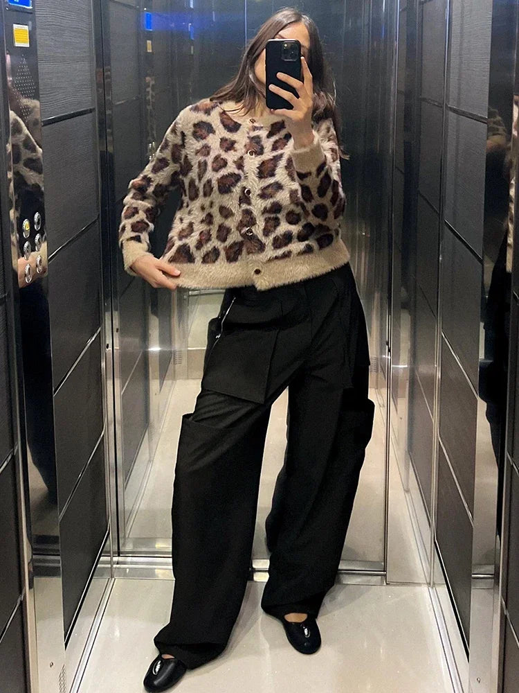 Amelie - Soft leopard cardigan