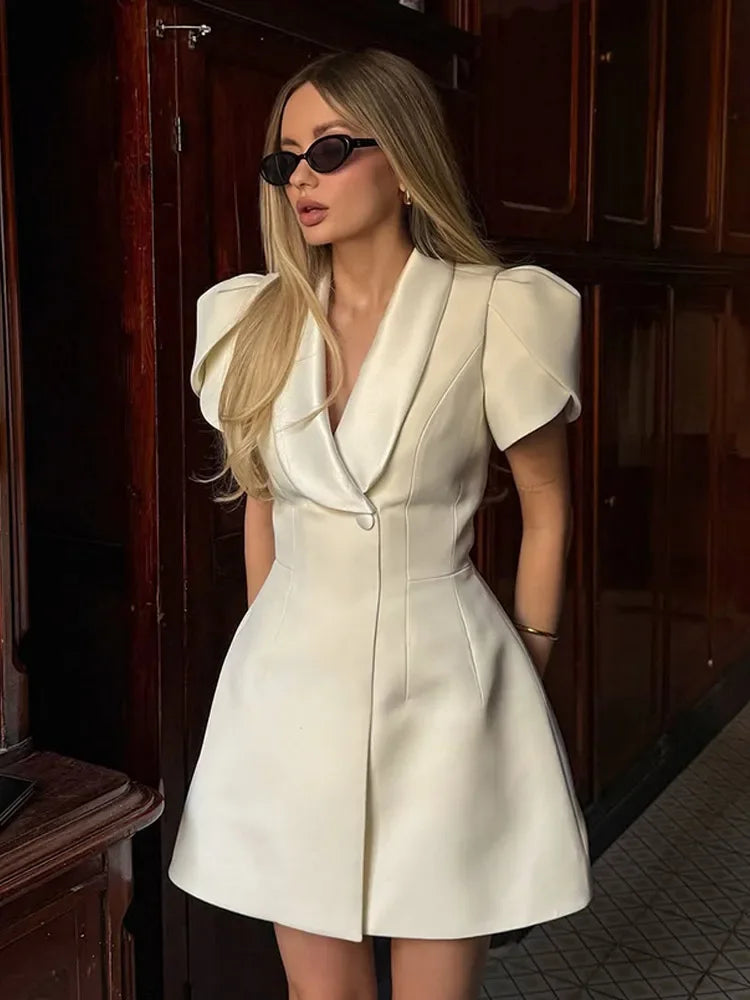 Aubrey - A-line dress with lapels