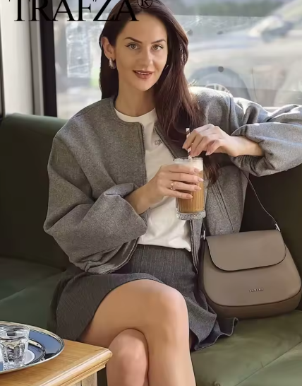 Romilly - Cropped bomber jacket