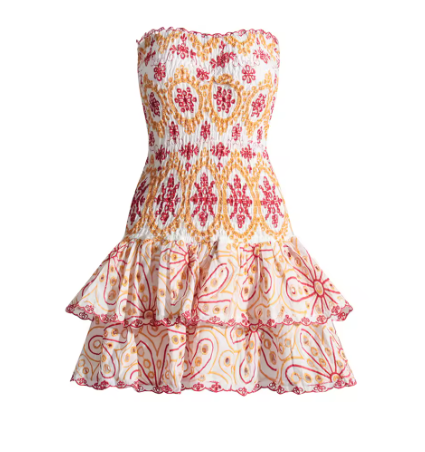 Avery - Smocked strapless dress