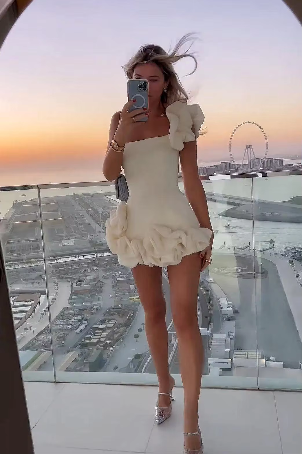Samira - Ruffled mini dress