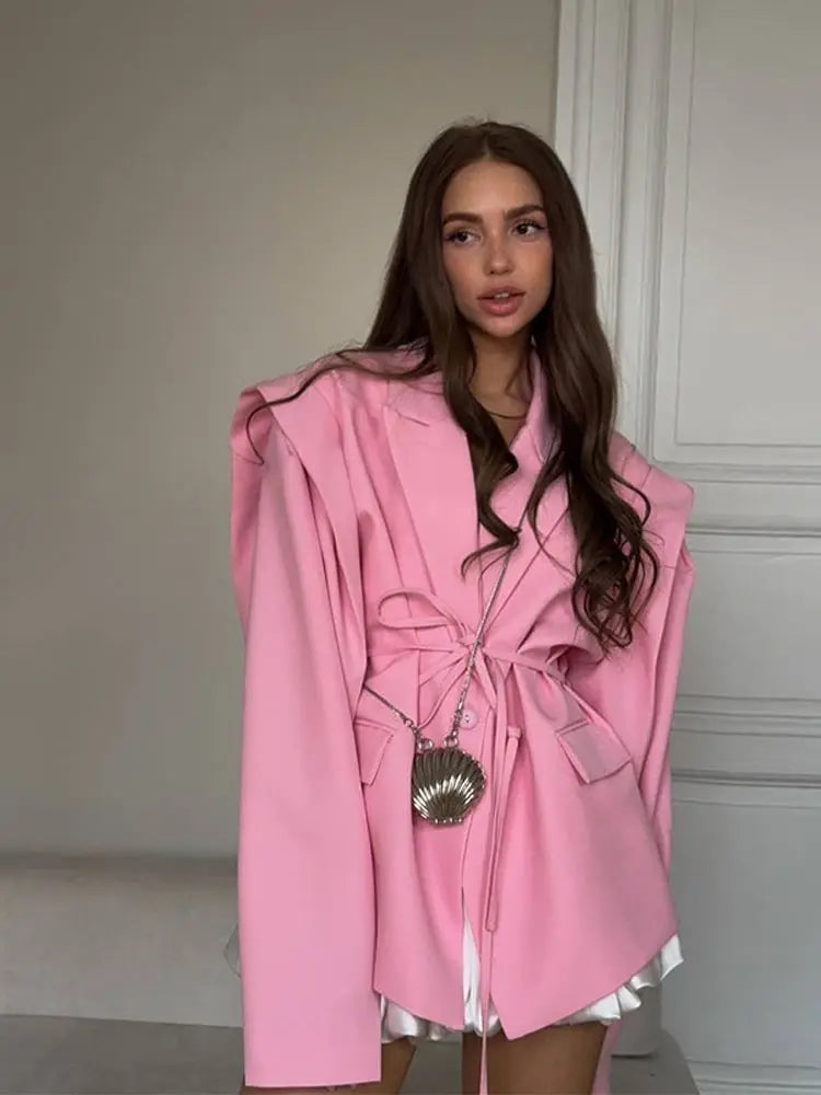 Anita - Big shoulder blazer jacket