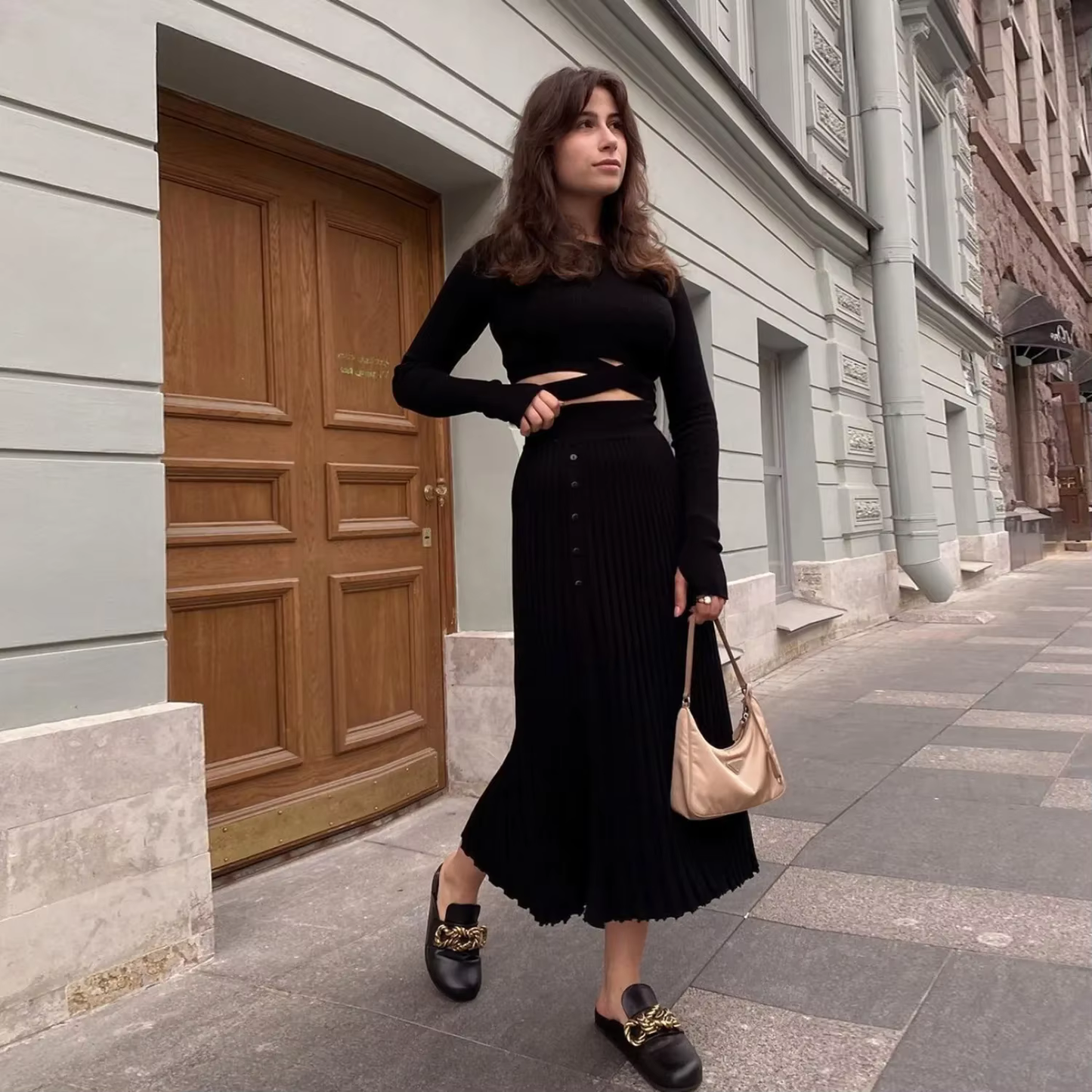 Frederika - Fine knitted two piece set
