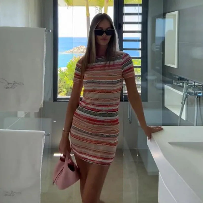 Nadia - Tshirt style mini dress