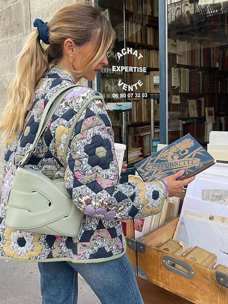 Alina - Patchwork reversible jacket