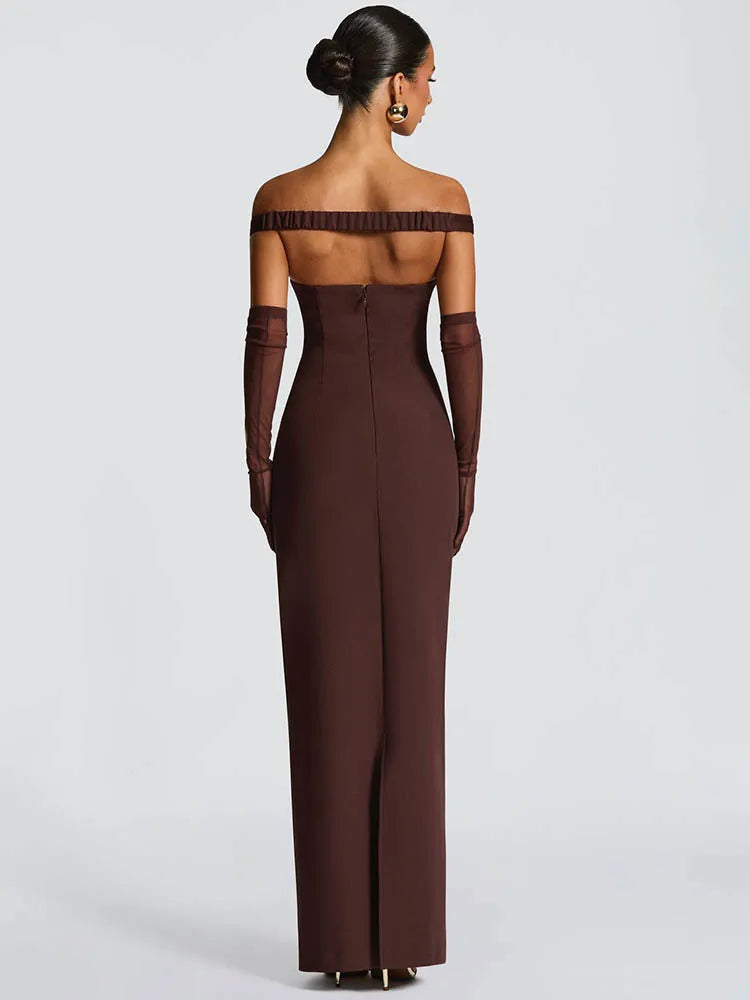 Christie - Off shoulder flowing dress