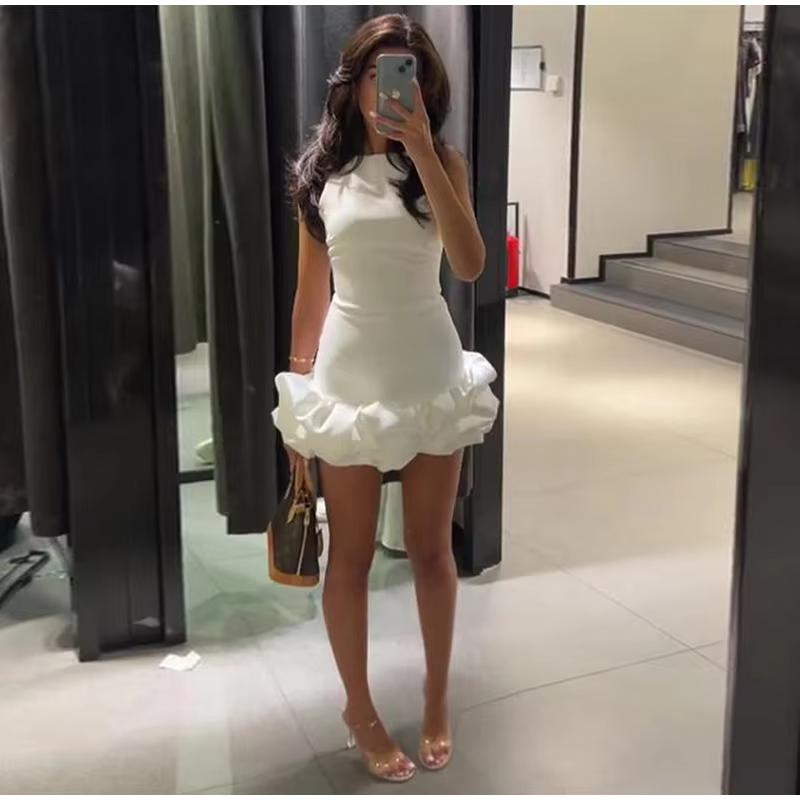 Serena - Ruffled mini dress