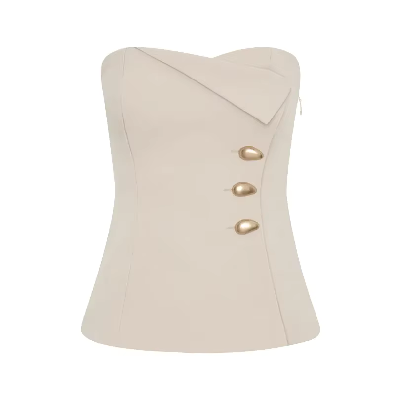 Saphira - Strapless top and trousers set
