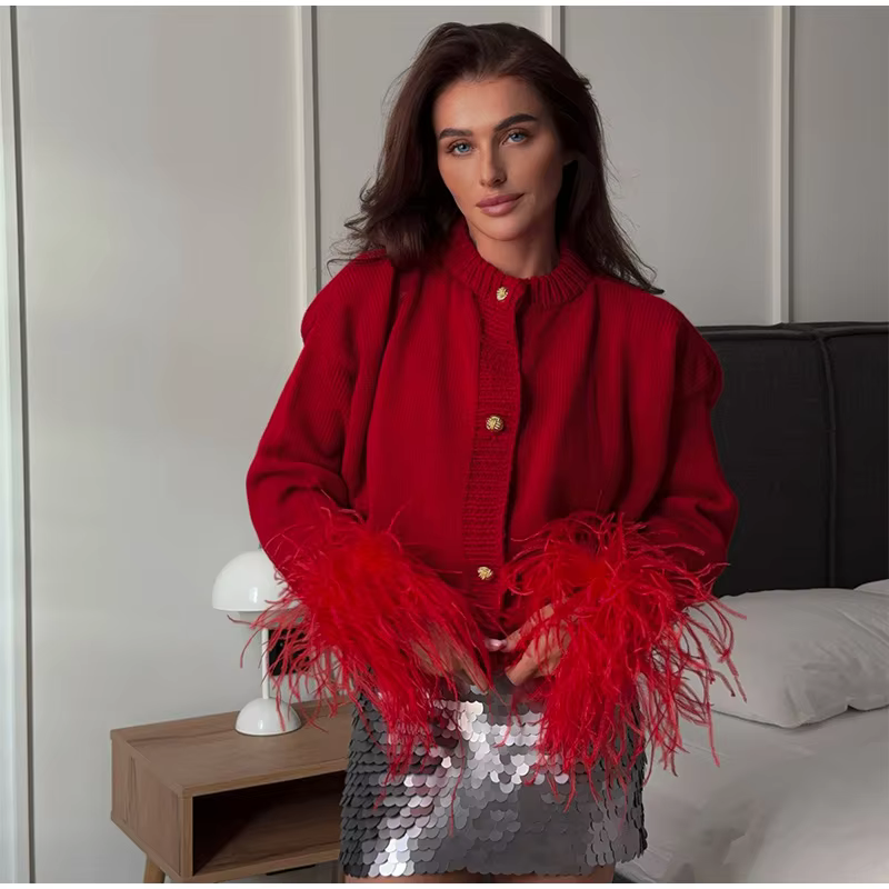 Arnelle - Feather cardigan