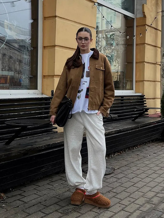 Sable - Casual zipper jacket