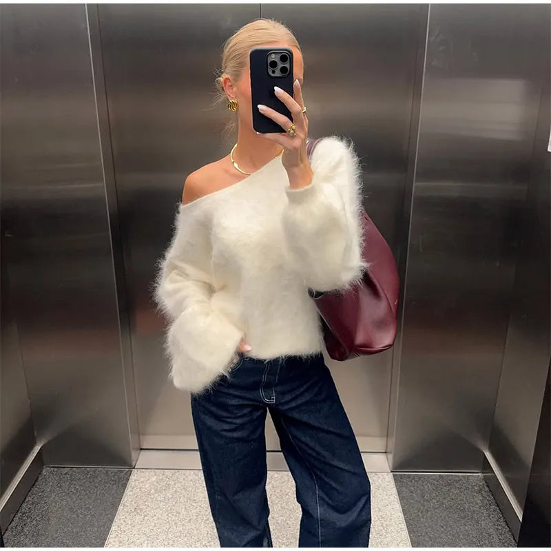 Sienna - Mohair wool blend jumper