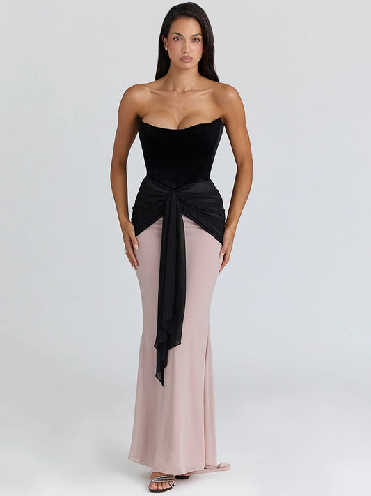Seren - Strapless gown