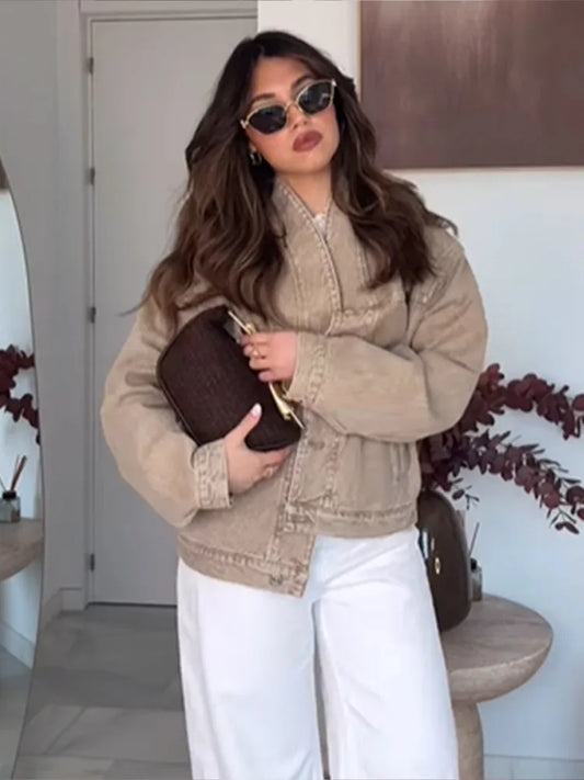 Thea - Denim spring jacket