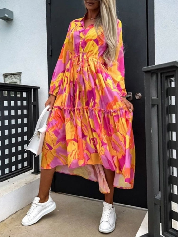 Lagos - Elegant midi dress