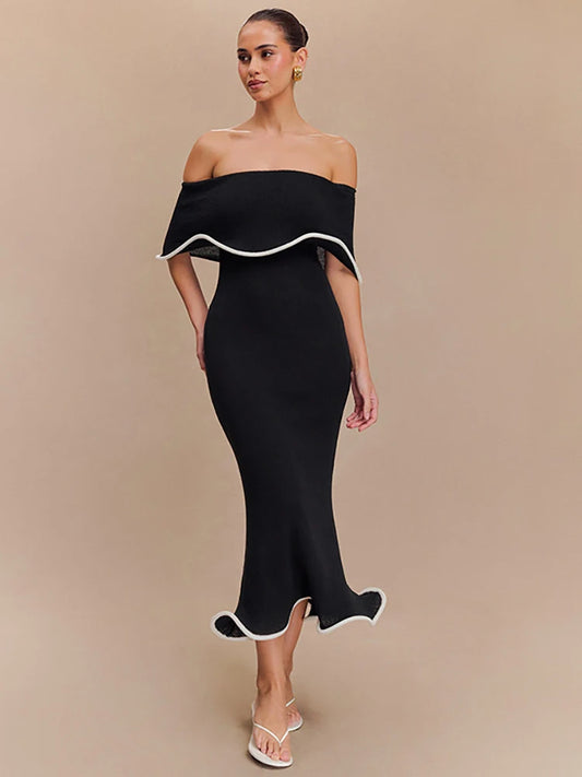 Bianca - Elegant off shoulder dress