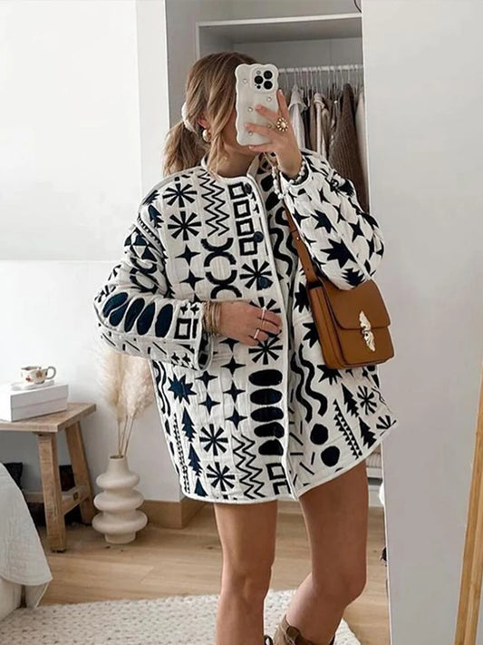 Aurora - Casual printed jacket