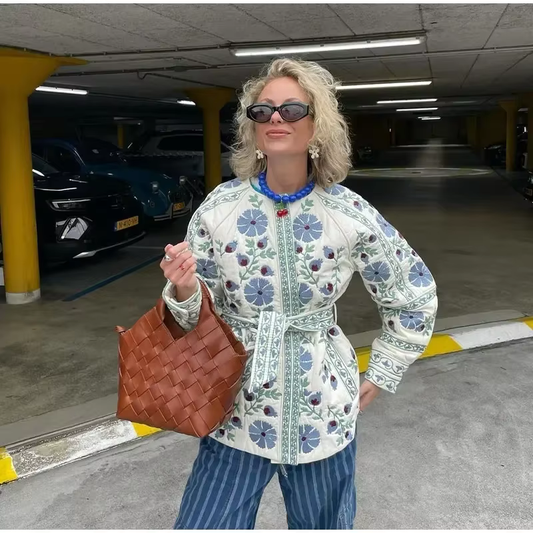 Sami - Casual coat with belt