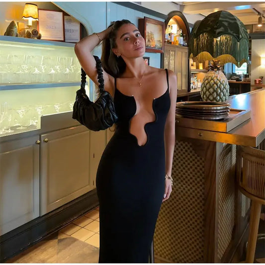 Yves - Elegant cut-out dress