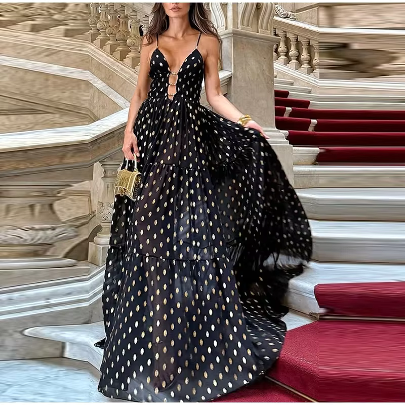 Alba - Elegant dotted dress