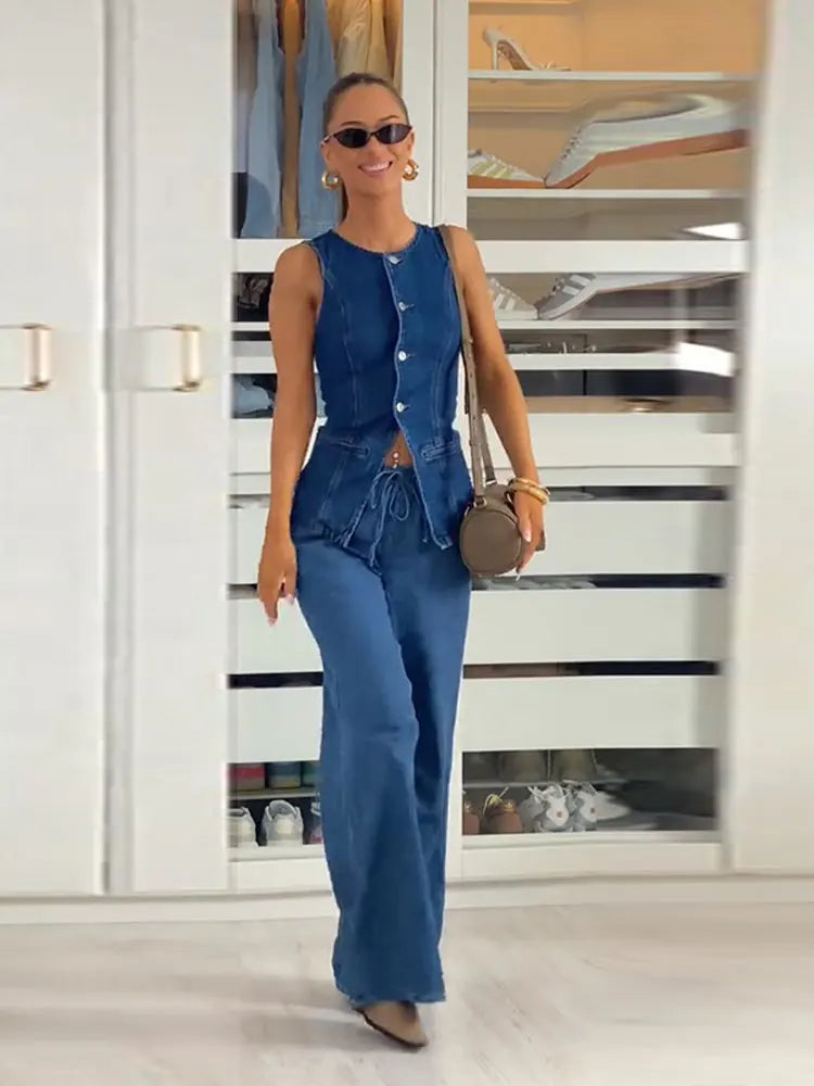 Brianna - Denim vest