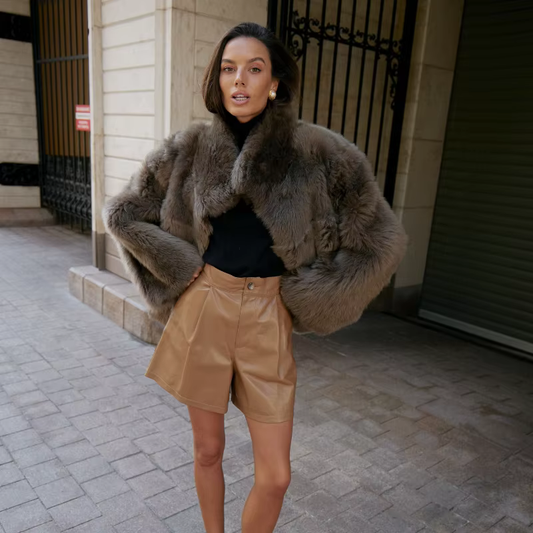 Alexa - Luxe faux fur coat