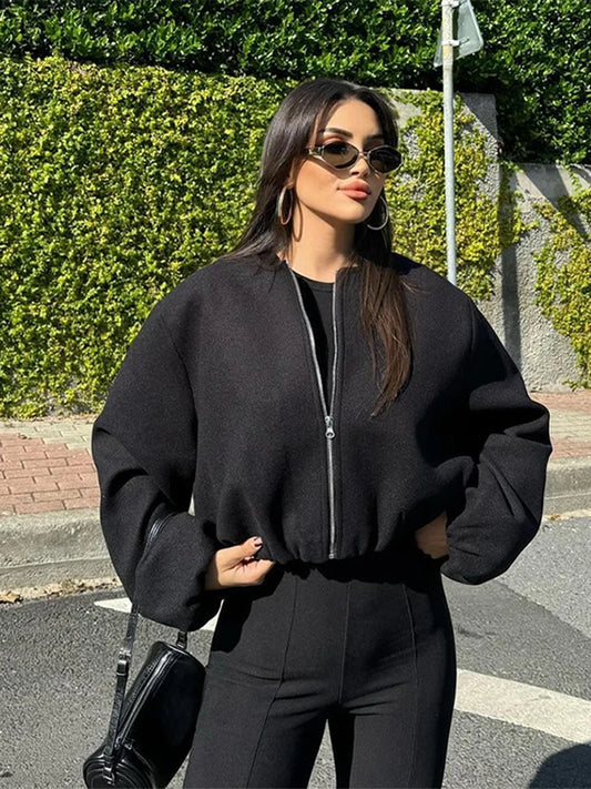 Amina - Casual bomber style jacket