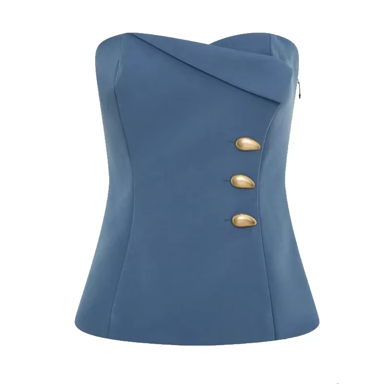 Saphira - Strapless top and trousers set