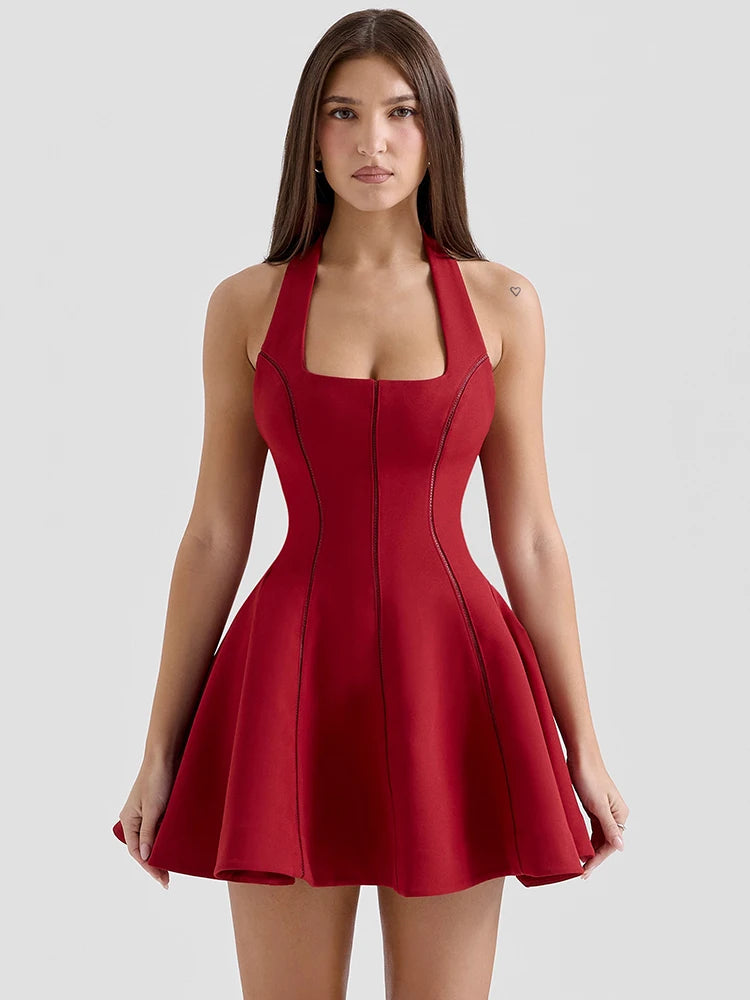 Floriana - Figure flattering mini dress
