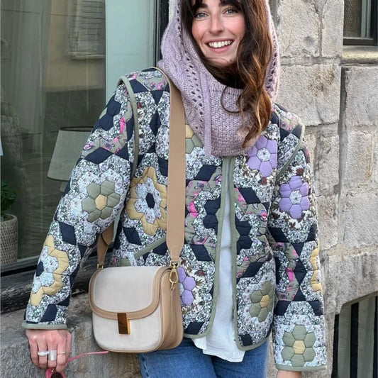 Alina - Patchwork reversible jacket