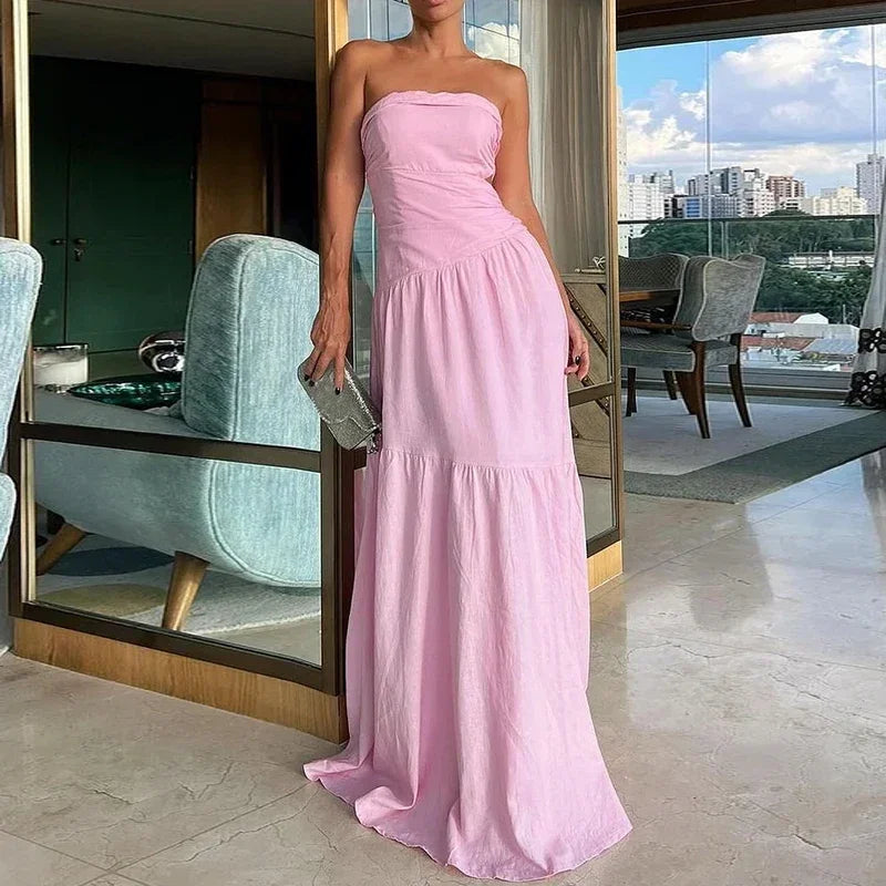 Tahlia - Elegant strapless dress