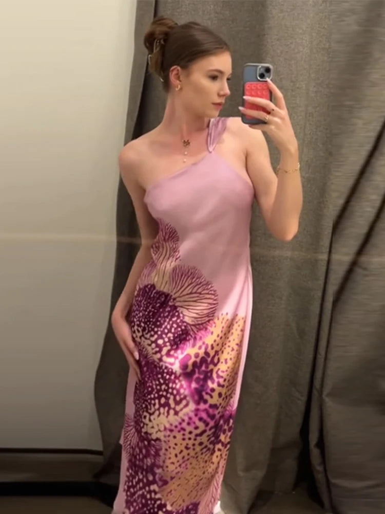 Michela - One shoulder dress