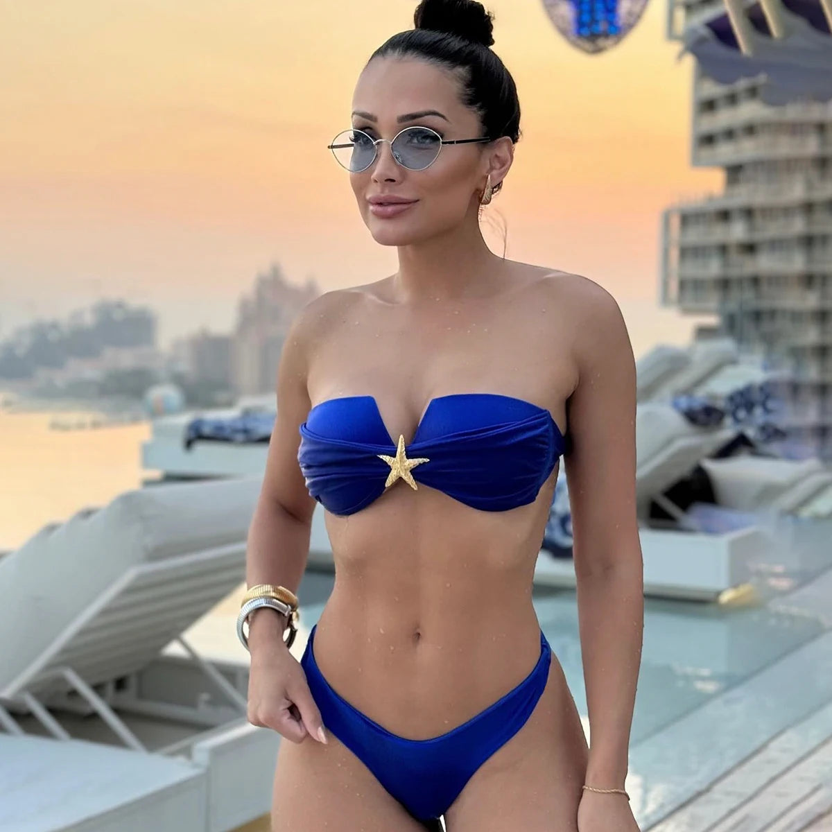 BelleMonte - Bikini with starfish detail