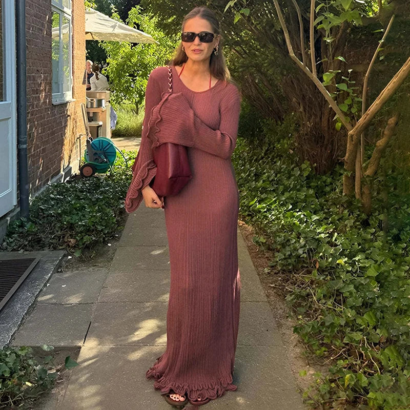 Marie - Knitted long dress