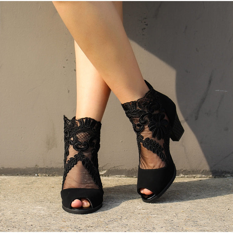 Hannah Lace Boots