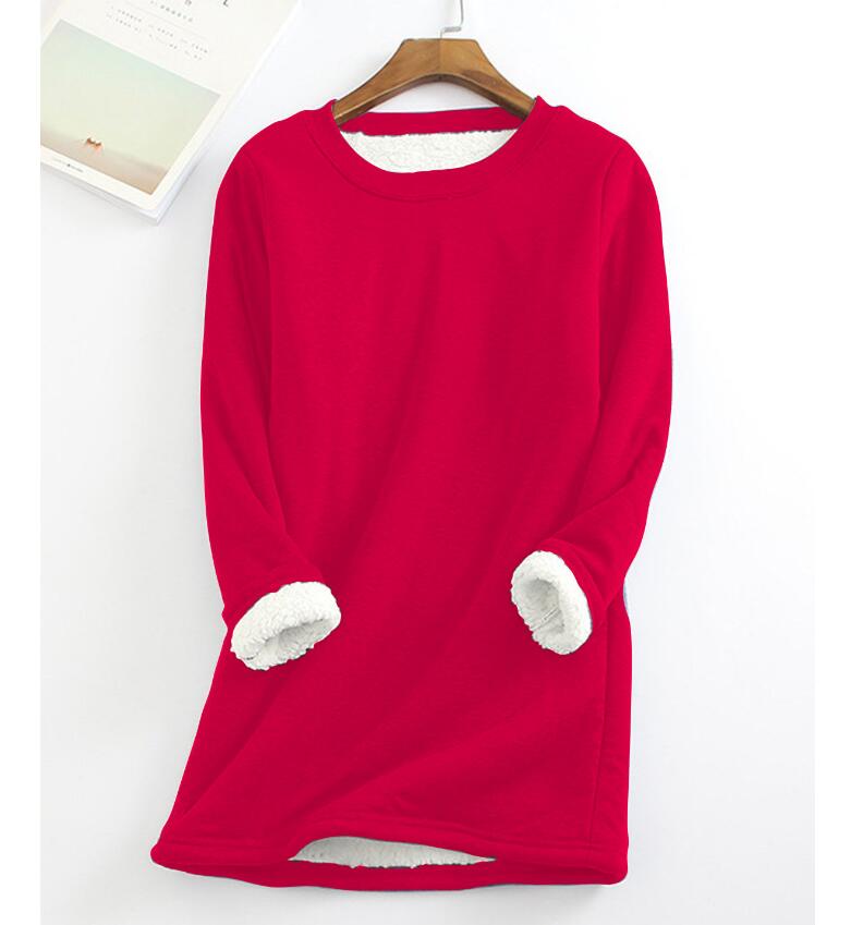 Lena Long Sleeve Shirt with Lining - Fashionable and Warm