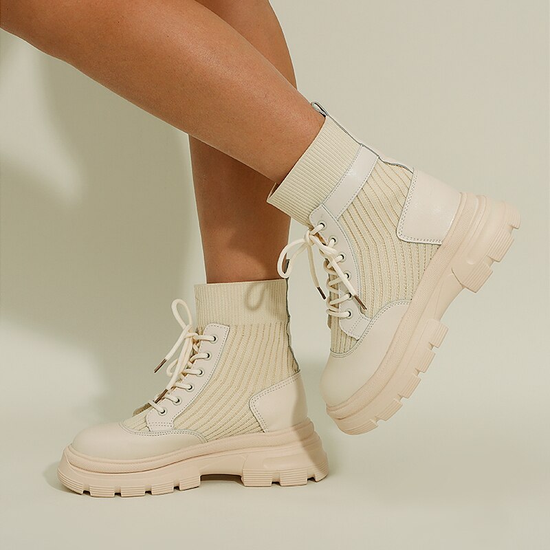 Bria Stylish Army Style Boots