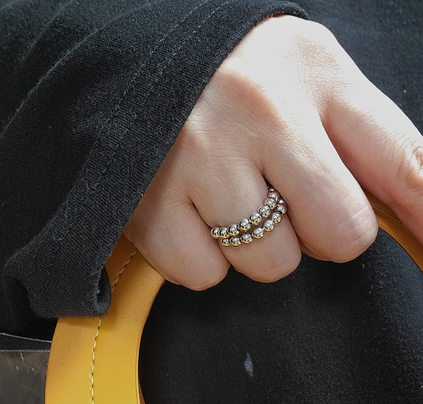 Alexa Beaded Anxiety Ring