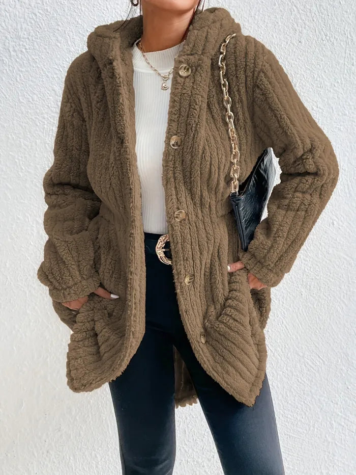Mila - Cosy and warm teddy coat